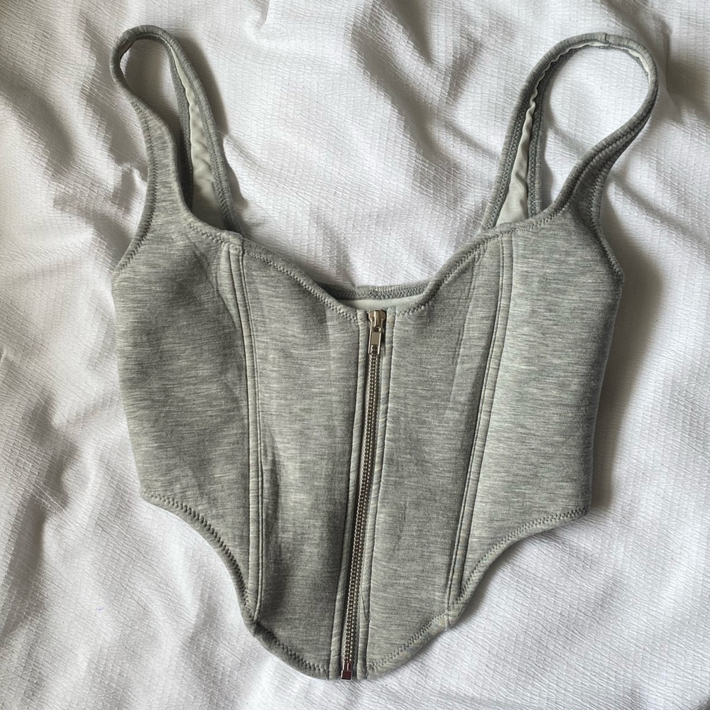White fox boutique corset top